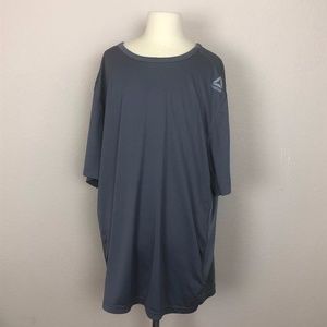 Reebok Gray Speedwick Tee T-shirt Top ((size XL))